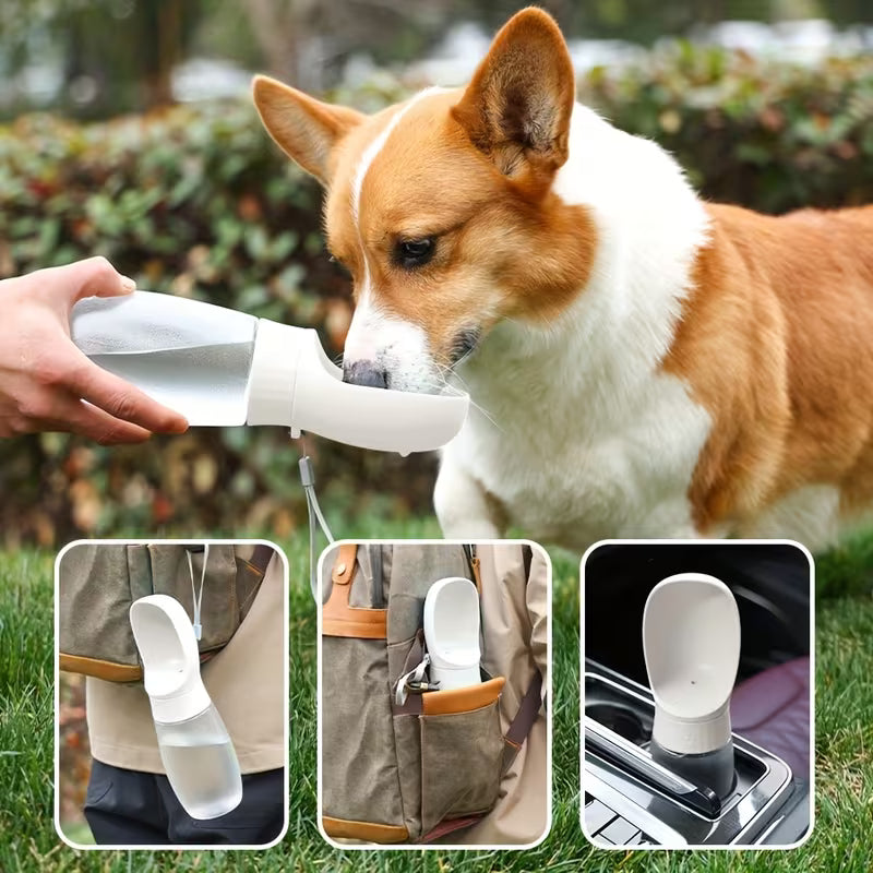 Snuffel Drinkfles – Honden waterfles met drinkbak